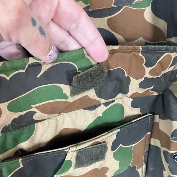 Vintage Trophy Club Camo Hunting Jacket EUC Size L - Picture 9 of 10